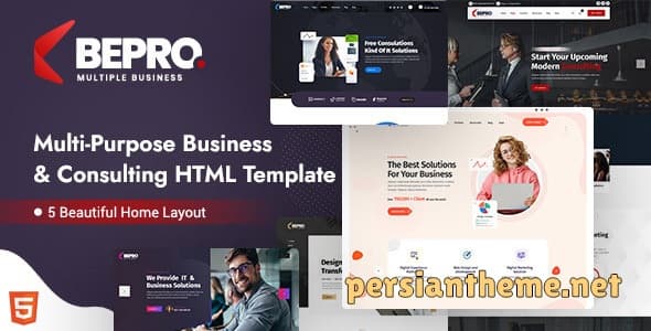 Bepro - قالب HTML کسب و کار چند منظوره