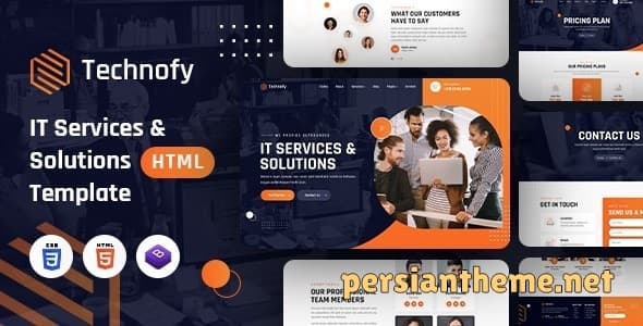 Technofy | قالب HTML خدمات و راهکارهای فناوری اطلاعات