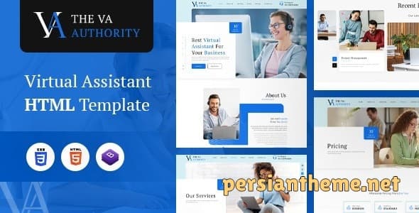 The VA Authority | قالب HTML دستیار مجازی