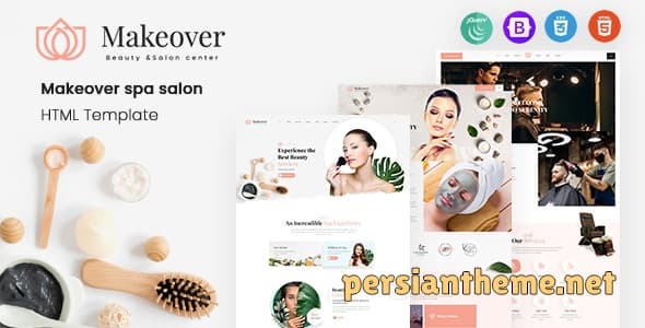 Makeover – قالب HTML5 ریسپانسیو برای سالن زیبایی